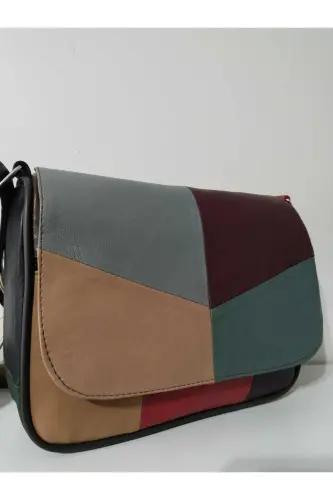 HAKİKİ DERİ KADIN ÇANTA (25CM X 20CM)-CANLI TOPRAK RENKLER 18 - 2