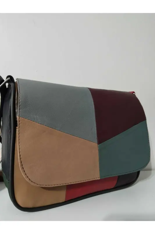 HAKİKİ DERİ KADIN ÇANTA (25CM X 20CM)-CANLI TOPRAK RENKLER 18 - 2