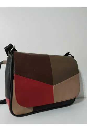 HAKİKİ DERİ KADIN ÇANTA (25CM X 20CM)-CANLI TOPRAK RENKLER 19 