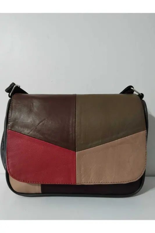 HAKİKİ DERİ KADIN ÇANTA (25CM X 20CM)-CANLI TOPRAK RENKLER 19 - 3