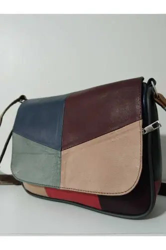 HAKİKİ DERİ KADIN ÇANTA (25CM X 20CM)-CANLI TOPRAK RENKLER 20 - ATTER (1)