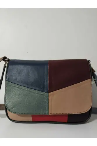 HAKİKİ DERİ KADIN ÇANTA (25CM X 20CM)-CANLI TOPRAK RENKLER 20 - 3