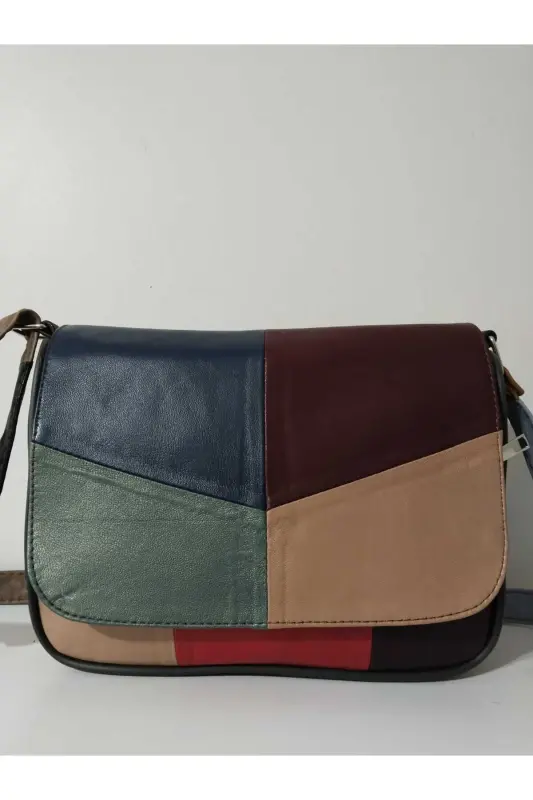 HAKİKİ DERİ KADIN ÇANTA (25CM X 20CM)-CANLI TOPRAK RENKLER 20 - 3