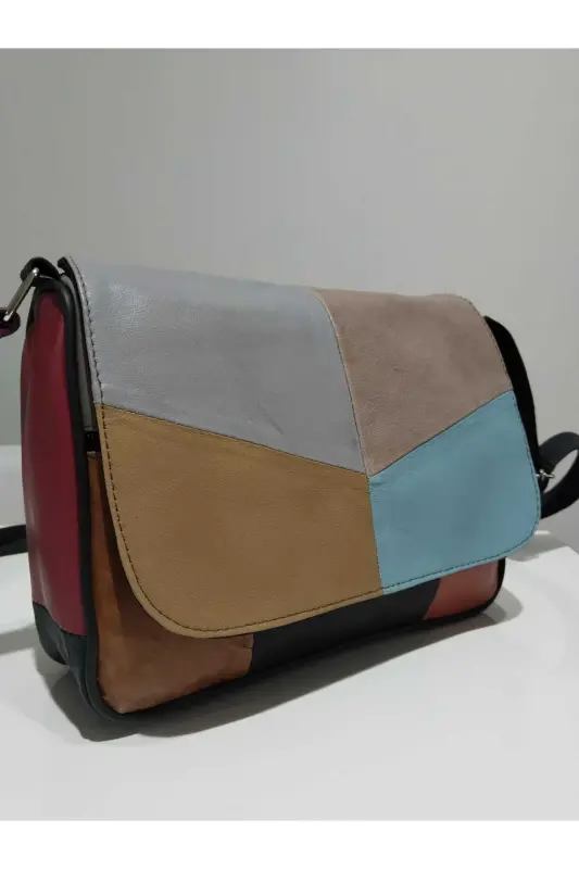 HAKİKİ DERİ KADIN ÇANTA (25CM X 20CM)-Çok Renkli 1 - 2