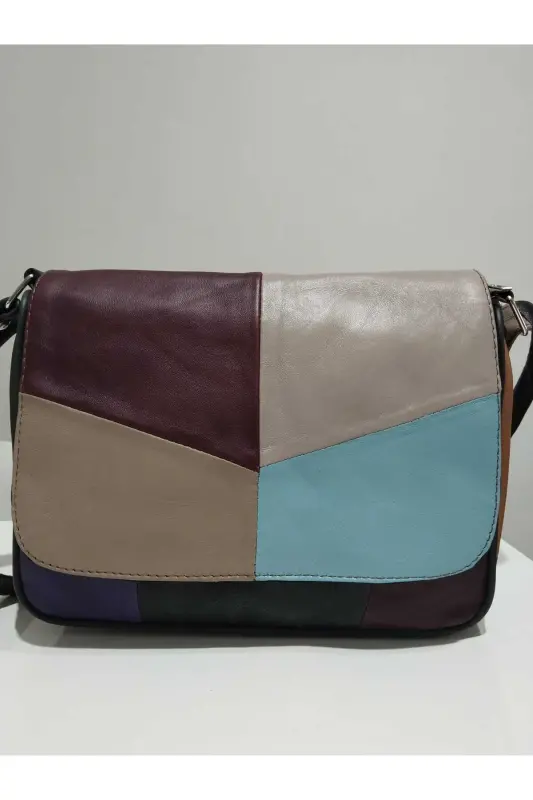 HAKİKİ DERİ KADIN ÇANTA (25CM X 20CM)-Çok Renkli 10 - 1