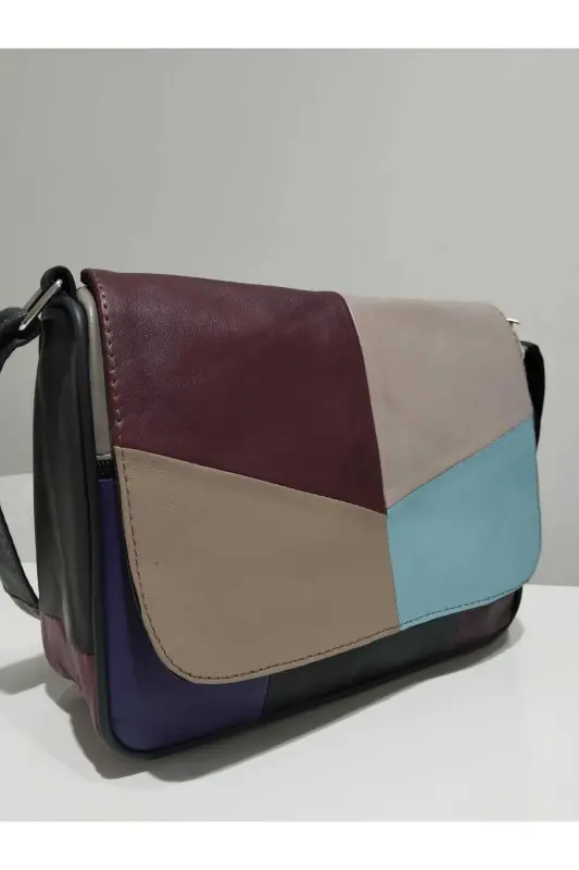 HAKİKİ DERİ KADIN ÇANTA (25CM X 20CM)-Çok Renkli 10 - 2