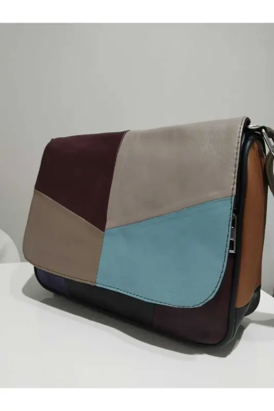 HAKİKİ DERİ KADIN ÇANTA (25CM X 20CM)-Çok Renkli 10 - 3