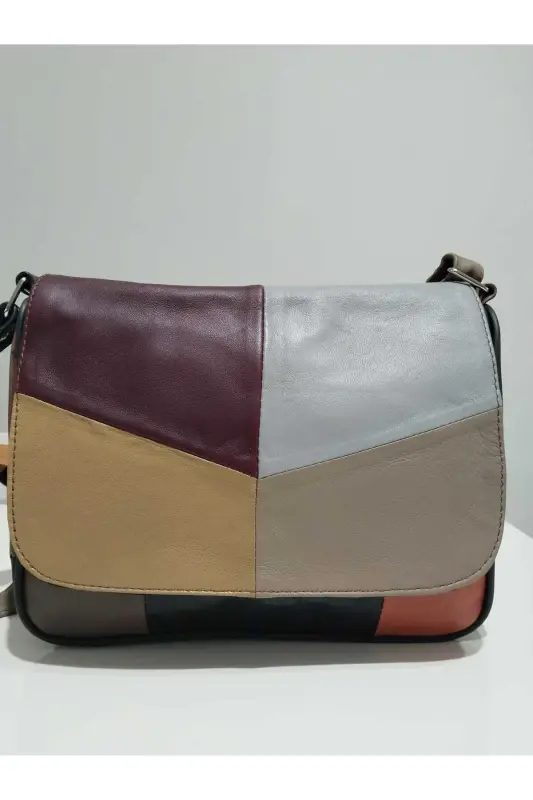 HAKİKİ DERİ KADIN ÇANTA (25CM X 20CM)-Çok Renkli 3 - ATTER