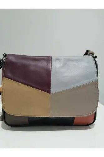 HAKİKİ DERİ KADIN ÇANTA (25CM X 20CM)-Çok Renkli 3 