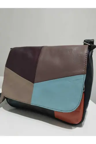 HAKİKİ DERİ KADIN ÇANTA (25CM X 20CM) - Çok Renkli 4 - 3