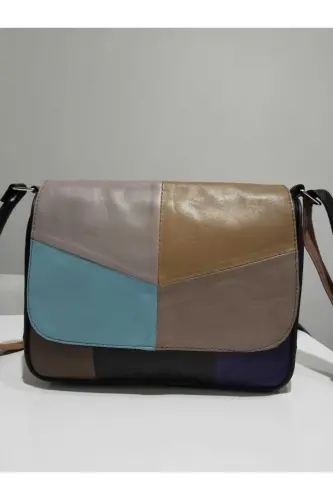 HAKİKİ DERİ KADIN ÇANTA (25CM X 20CM)-Çok Renkli 5 