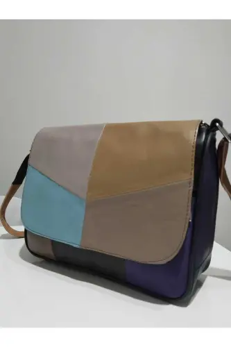 HAKİKİ DERİ KADIN ÇANTA (25CM X 20CM)-Çok Renkli 5 - 3