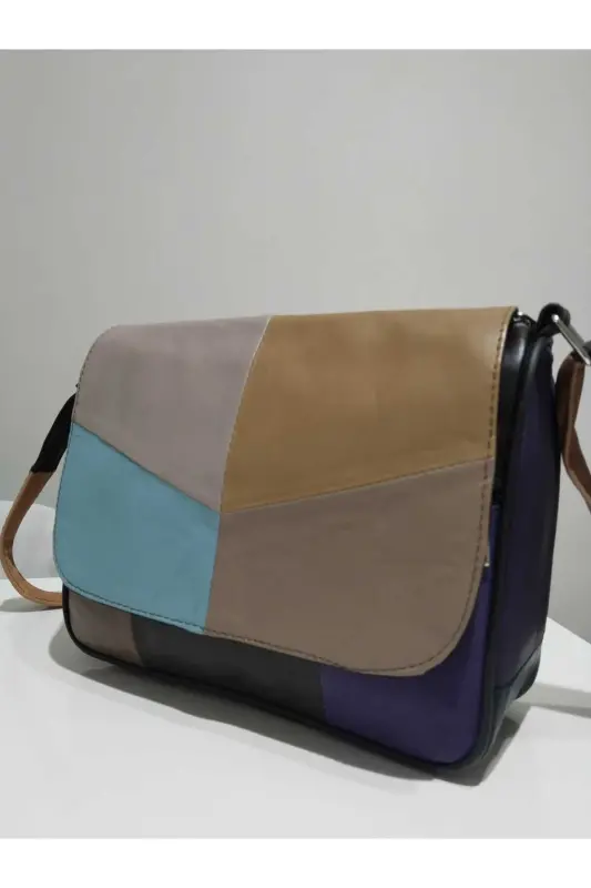 HAKİKİ DERİ KADIN ÇANTA (25CM X 20CM)-Çok Renkli 5 - 3