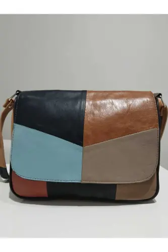 HAKİKİ DERİ KADIN ÇANTA (25CM X 20CM)-Çok Renkli 6 