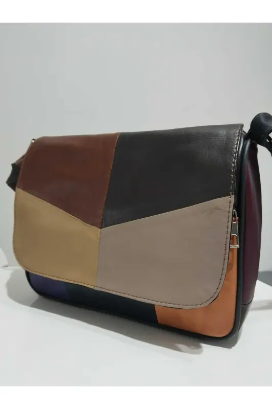 HAKİKİ DERİ KADIN ÇANTA (25CM X 20CM)-Çok Renkli 7 - 3