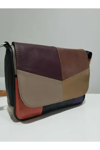 HAKİKİ DERİ KADIN ÇANTA (25CM X 20CM) - Çok Renkli 8 - ATTER (1)