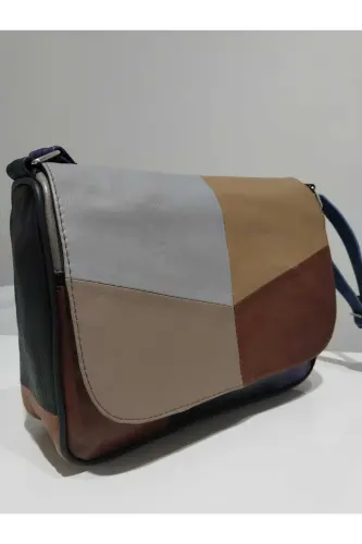 HAKİKİ DERİ KADIN ÇANTA (25CM X 20CM) - Çok Renkli 9 - ATTER (1)