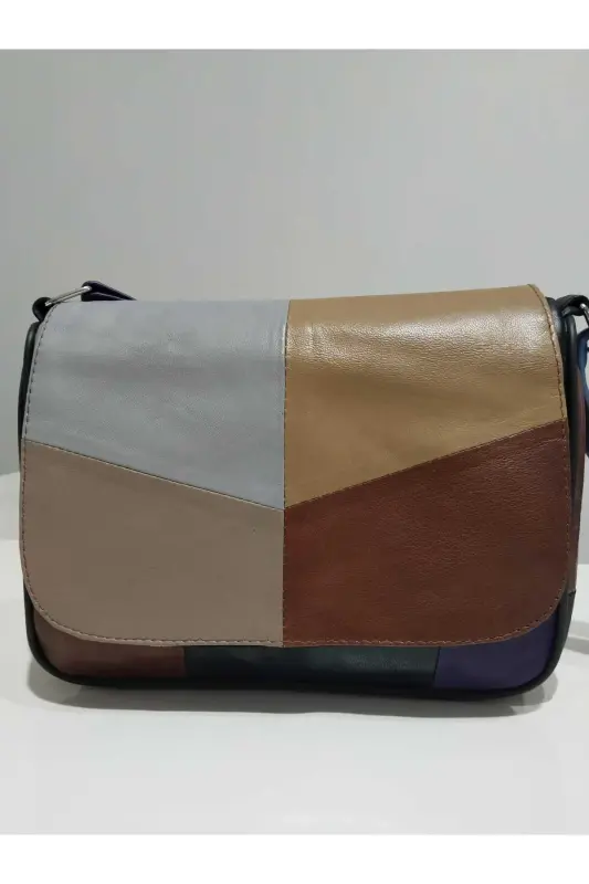 HAKİKİ DERİ KADIN ÇANTA (25CM X 20CM)-Çok Renkli 9 - ATTER