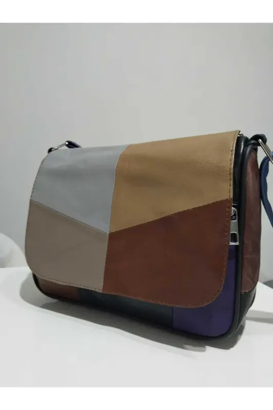 HAKİKİ DERİ KADIN ÇANTA (25CM X 20CM)-Çok Renkli 9 - 3