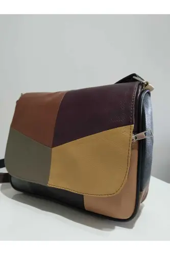HAKİKİ DERİ KADIN ÇANTA (25CM X 20CM)-HER RENK KARIŞIK 21 - 3