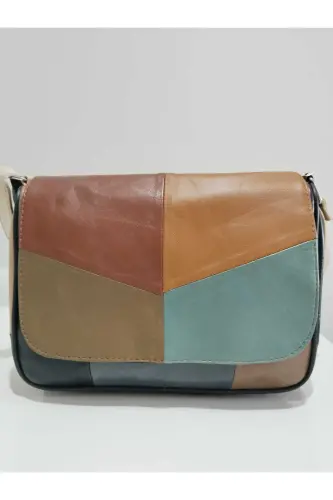 HAKİKİ DERİ KADIN ÇANTA (25CM X 20CM)-HER RENK KARIŞIK 34 - 1