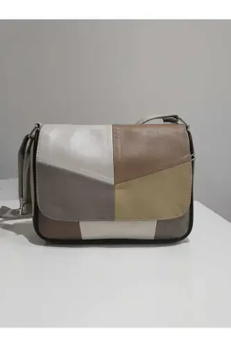 HAKİKİ DERİ KADIN ÇANTA (25CM X 20CM)-YAZLIK KARIŞIK RENKLER 3 - 1