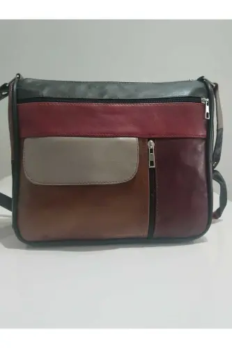 HAKİKİ DERİ KADIN ÇANTA (27CM X 25) - Çok Renkli 74 