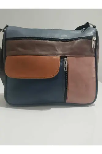 HAKİKİ DERİ KADIN ÇANTA (27CM X 25) - Çok Renkli 77 