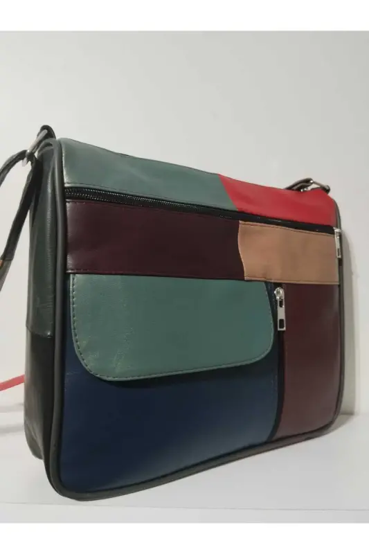 HAKİKİ DERİ KADIN ÇANTA (27CM X 25CM)-CANLI TOPRAK RENKLER 1 - 2