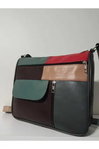 HAKİKİ DERİ KADIN ÇANTA (27CM X 25CM)-CANLI TOPRAK RENKLER 10 - 3