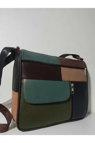 HAKİKİ DERİ KADIN ÇANTA (27CM X 25CM)-CANLI TOPRAK RENKLER 11 - ATTER (1)