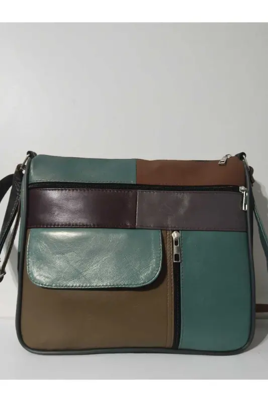 HAKİKİ DERİ KADIN ÇANTA (27CM X 25CM)-CANLI TOPRAK RENKLER 12 - 1