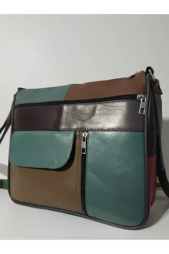 HAKİKİ DERİ KADIN ÇANTA (27CM X 25CM)-CANLI TOPRAK RENKLER 12 - 3