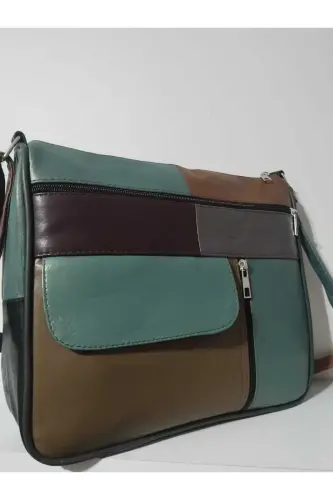 HAKİKİ DERİ KADIN ÇANTA (27CM X 25CM)-CANLI TOPRAK RENKLER 12 - ATTER (1)