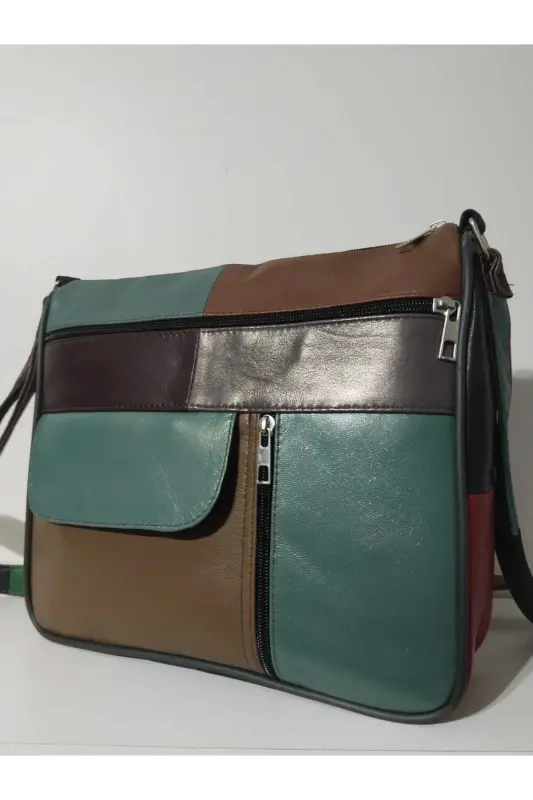 HAKİKİ DERİ KADIN ÇANTA (27CM X 25CM)-CANLI TOPRAK RENKLER 12 - 3