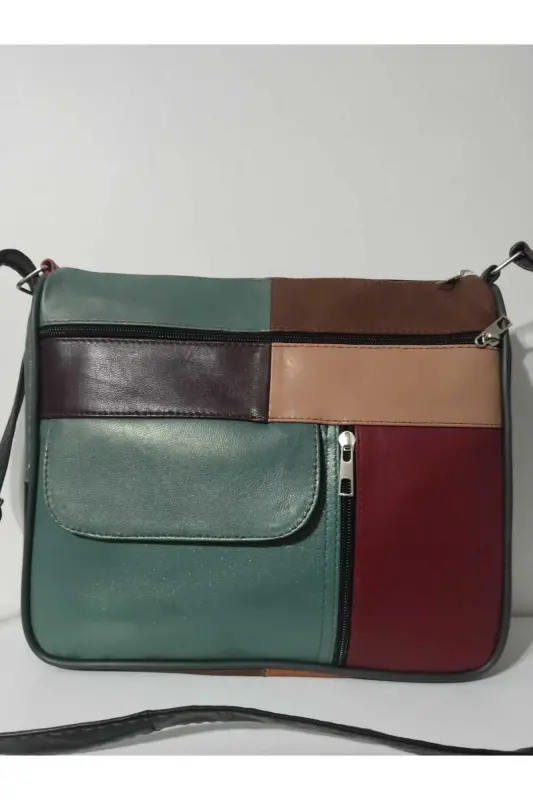 HAKİKİ DERİ KADIN ÇANTA (27CM X 25CM)-CANLI TOPRAK RENKLER 13 - 1