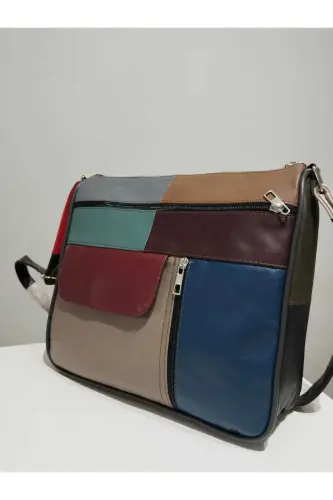 HAKİKİ DERİ KADIN ÇANTA (27CM X 25CM)-Çok Renkli 18 - 3