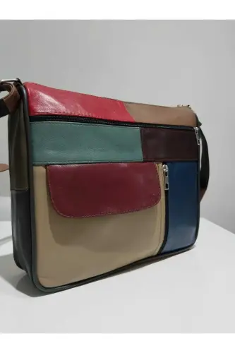 HAKİKİ DERİ KADIN ÇANTA (27CM X 25CM) - Çok Renkli 20 - ATTER (1)