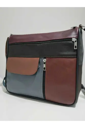 HAKİKİ DERİ KADIN ÇANTA (27CM X 25CM)-Çok Renkli 41 - ATTER (1)