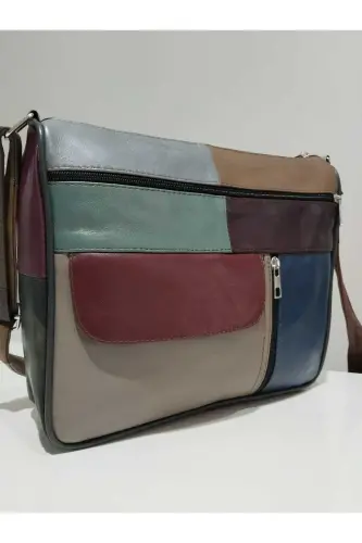 HAKİKİ DERİ KADIN ÇANTA (27CM X 25CM)-Çok Renkli 42 - ATTER (1)
