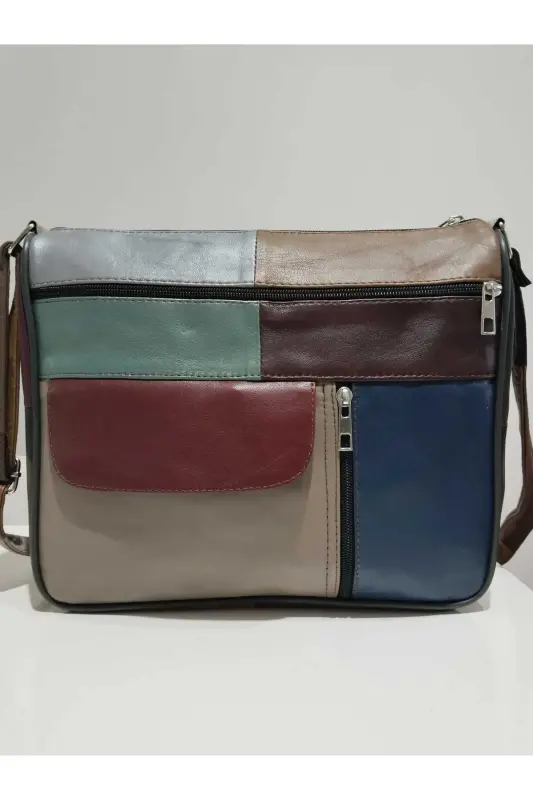 HAKİKİ DERİ KADIN ÇANTA (27CM X 25CM)-Çok Renkli 42 - 1