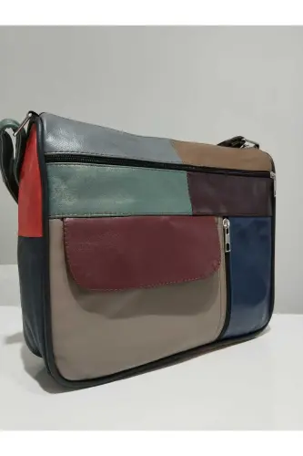 HAKİKİ DERİ KADIN ÇANTA (27CM X 25CM)-Çok Renkli 43 - 2