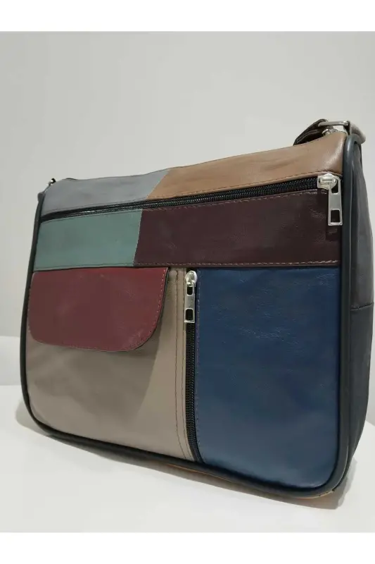 HAKİKİ DERİ KADIN ÇANTA (27CM X 25CM)-Çok Renkli 43 - 3