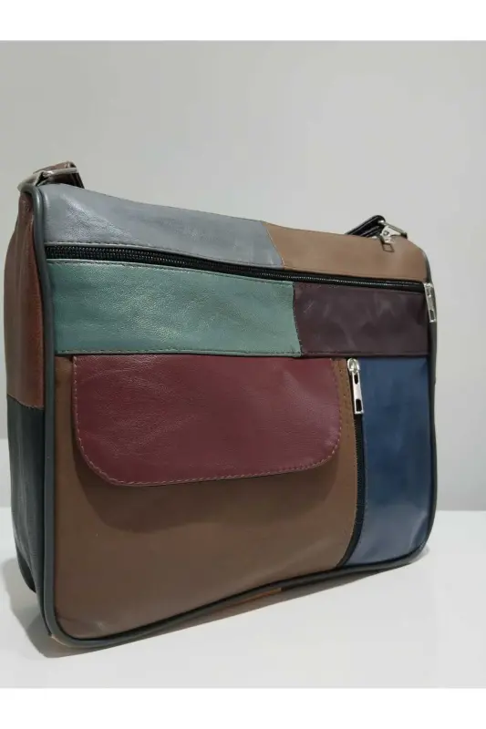 HAKİKİ DERİ KADIN ÇANTA (27CM X 25CM)-Çok Renkli 44 - 2