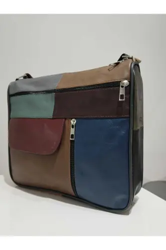 HAKİKİ DERİ KADIN ÇANTA (27CM X 25CM)-Çok Renkli 44 - 3