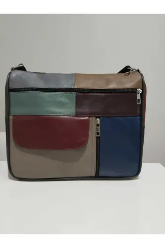 HAKİKİ DERİ KADIN ÇANTA (27CM X 25CM)-Çok Renkli 48 
