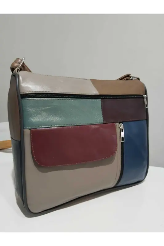 HAKİKİ DERİ KADIN ÇANTA (27CM X 25CM)-Çok Renkli 49 - 2