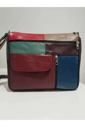 HAKİKİ DERİ KADIN ÇANTA (27CM X 25CM)-Çok Renkli 50 