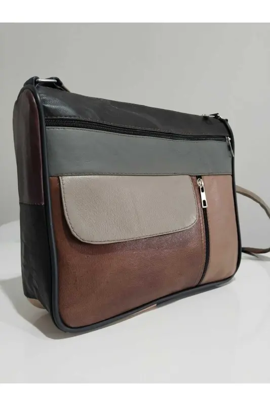HAKİKİ DERİ KADIN ÇANTA (27CM X 25CM) - Çok Renkli 60 - 2