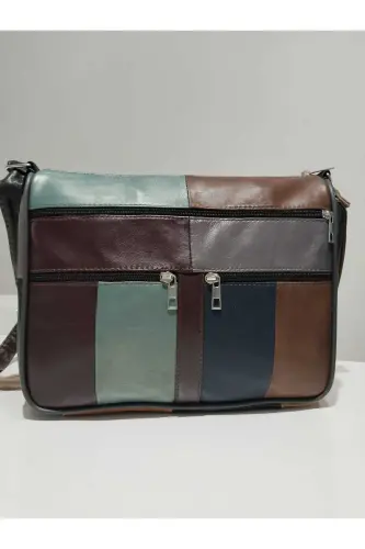 HAKİKİ DERİ KADIN ÇANTA (28CM X 24CM)-Çok Renkli 4 - 1